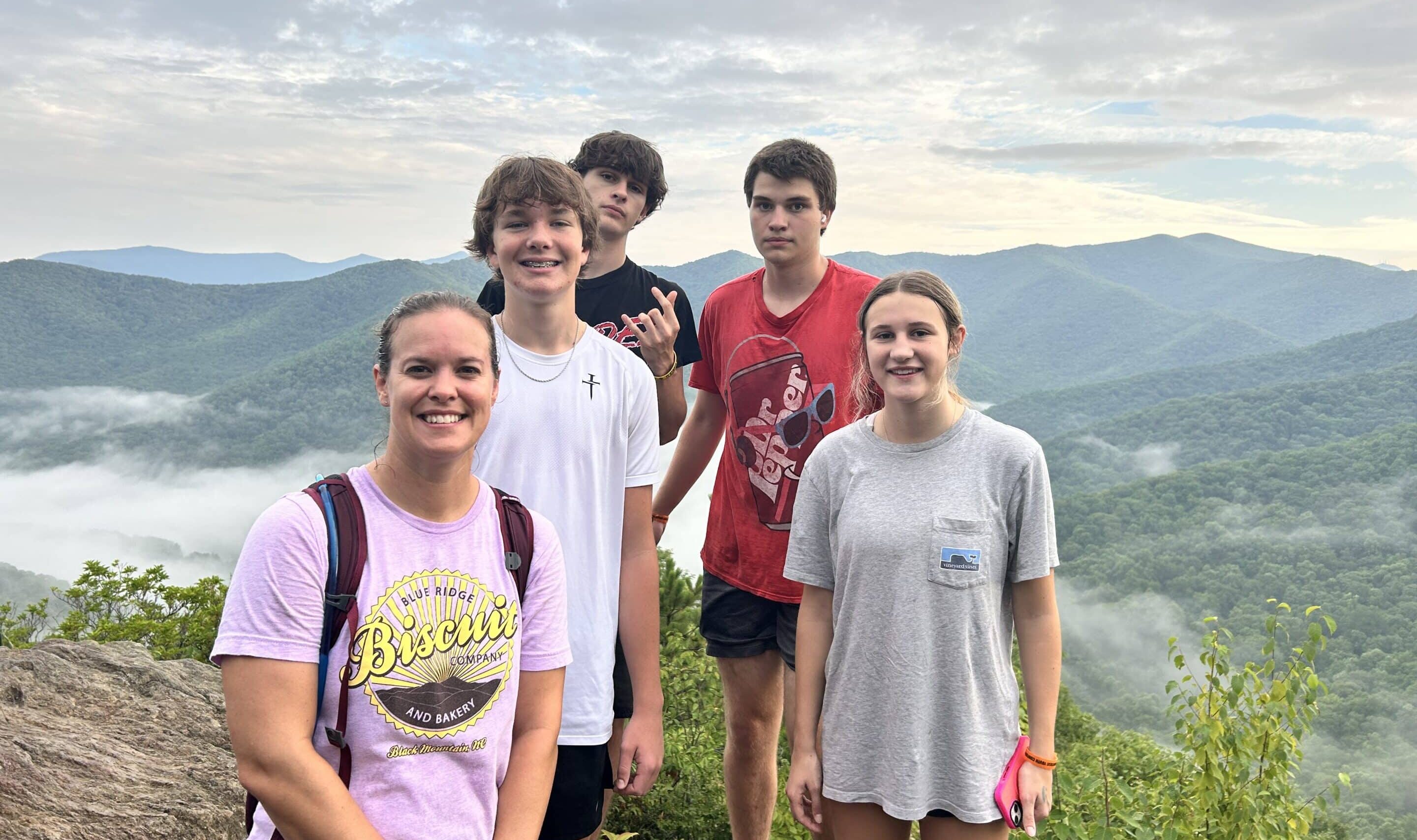 Stone bridge entrance to Montreat center