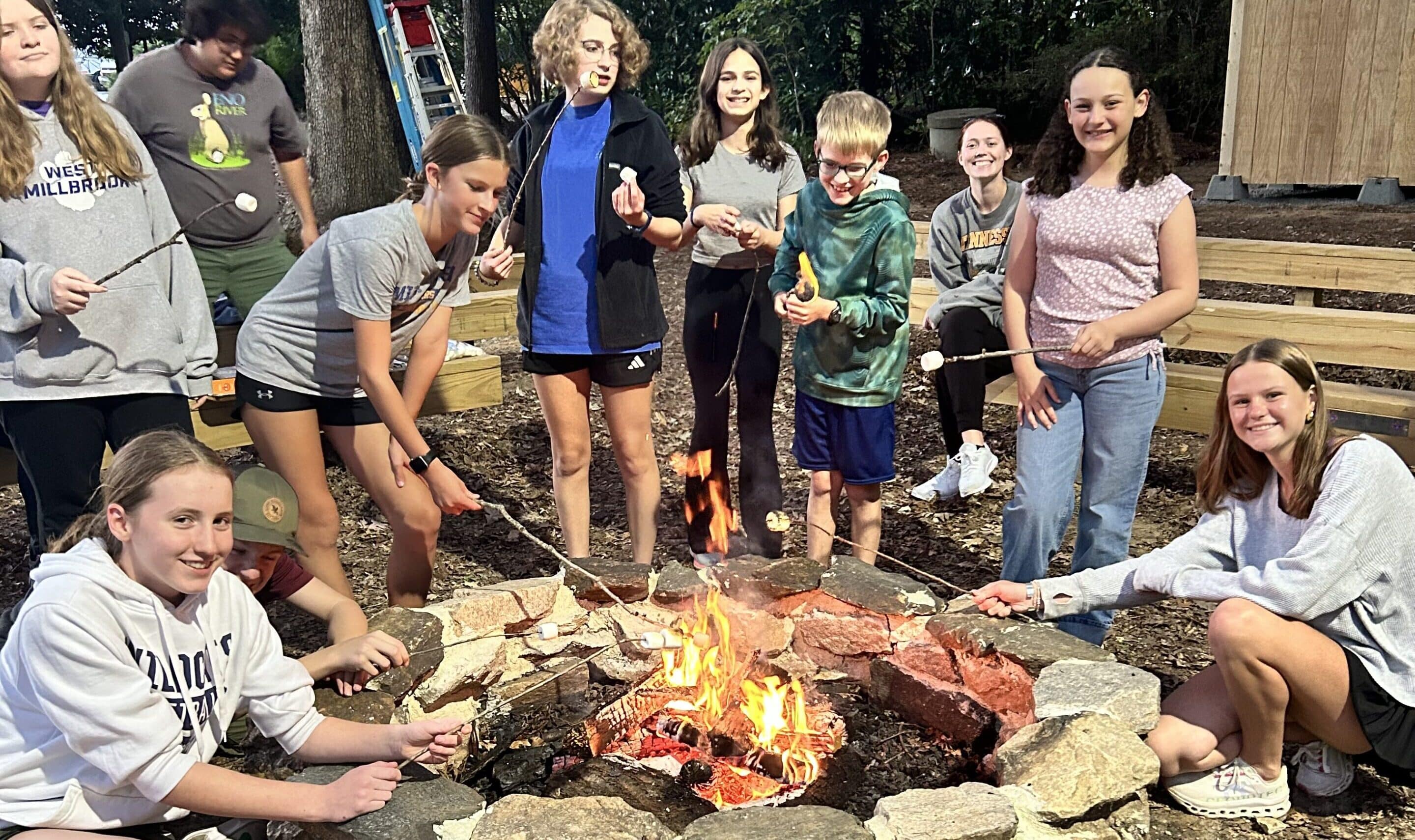 Stone bridge entrance to Montreat center